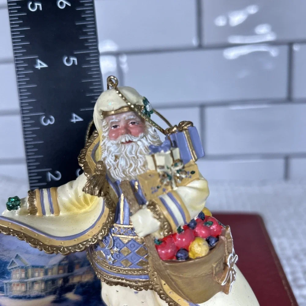 Thomas Kinkade Old World Santa CHRISTMAS SNOWFALL 2003 Ashton Drake Ornament - Picture 4 of 7